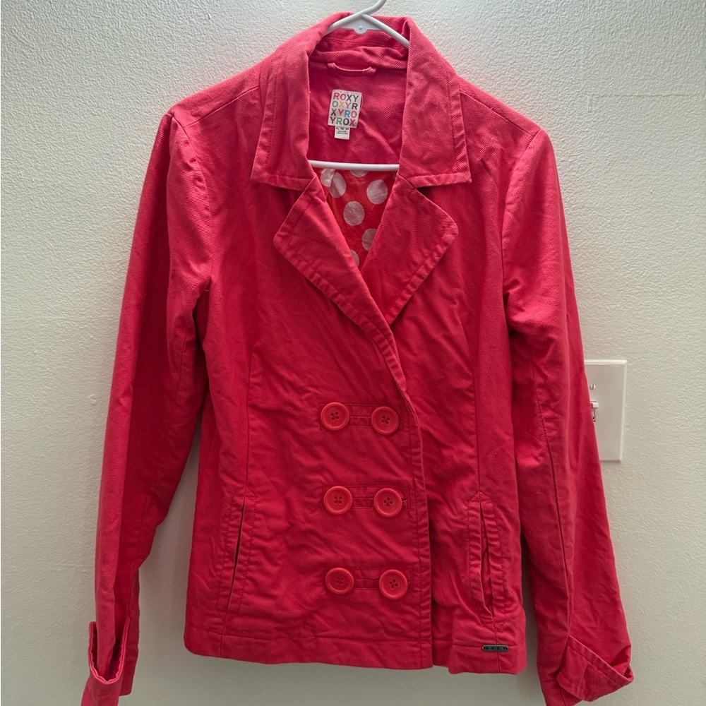 Pink ROXY Pea Jacket